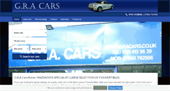 Desktop Screenshot of gracars.co.uk
